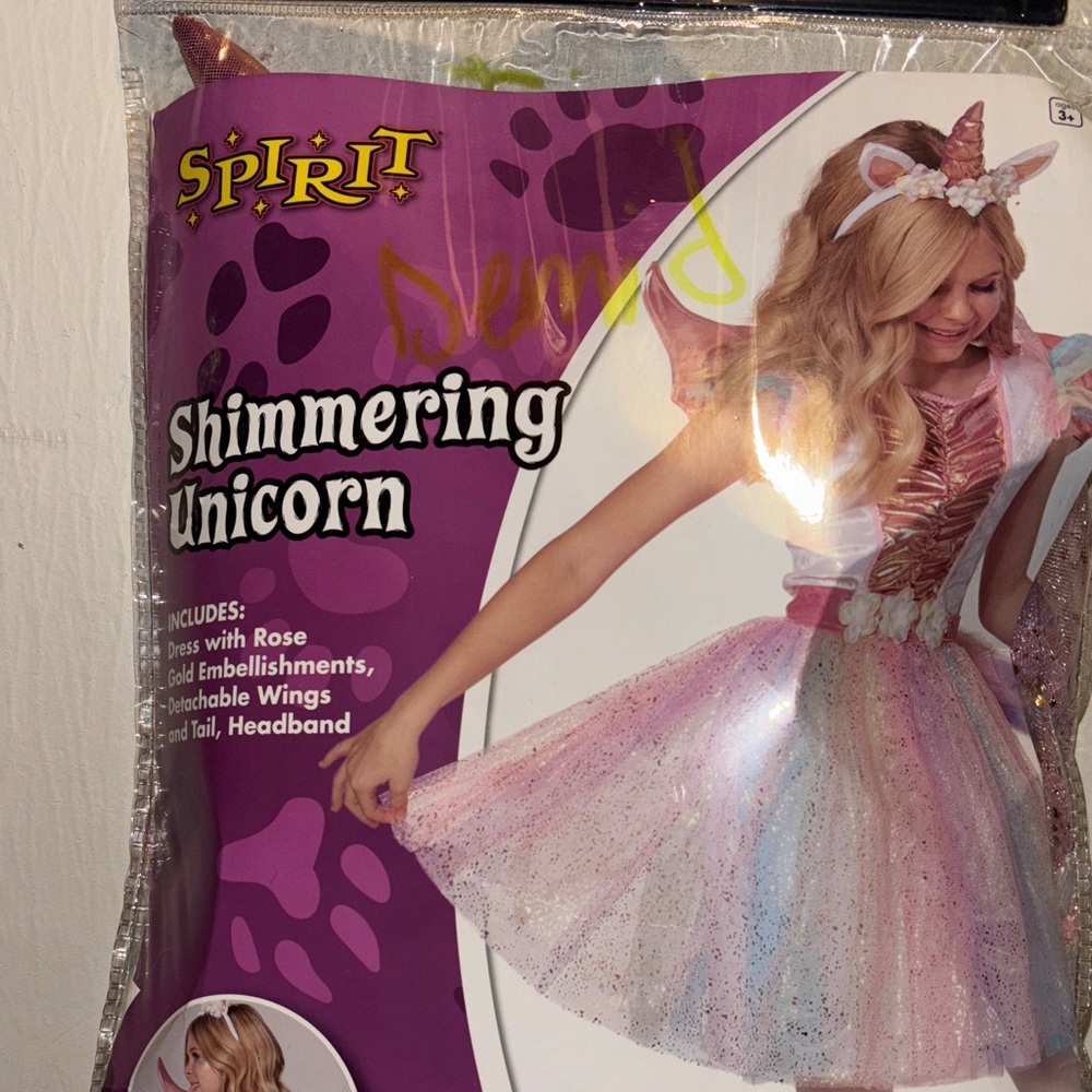 Spirit Multicolor Shimmering Unicorn Outfit